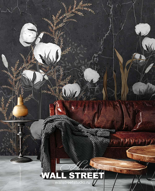 Фотообои в интерьере артикул Herbarium 4, HERBARIUM, Wall street Фотообои в интерьере артикул Herbarium 4, HERBARIUM, Wall street