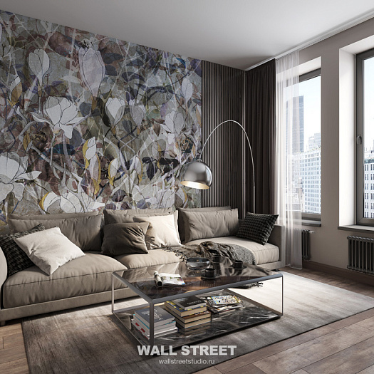 Фотообои в интерьере артикул 22247, ФЛО / FLO, Wall street