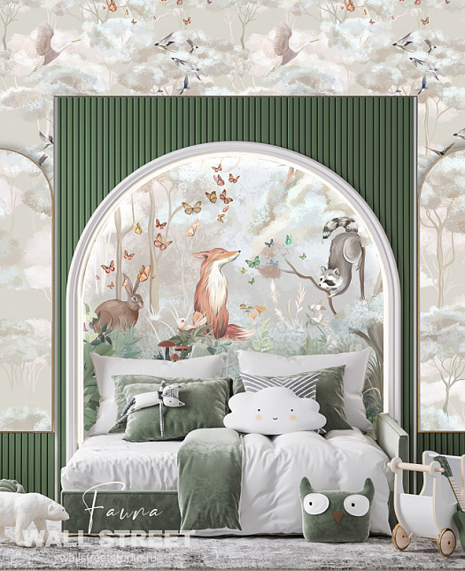 Фотообои в интерьере артикул Fauna 13, FAUNA, Wall street Фотообои в интерьере артикул Fauna 13, FAUNA, Wall street