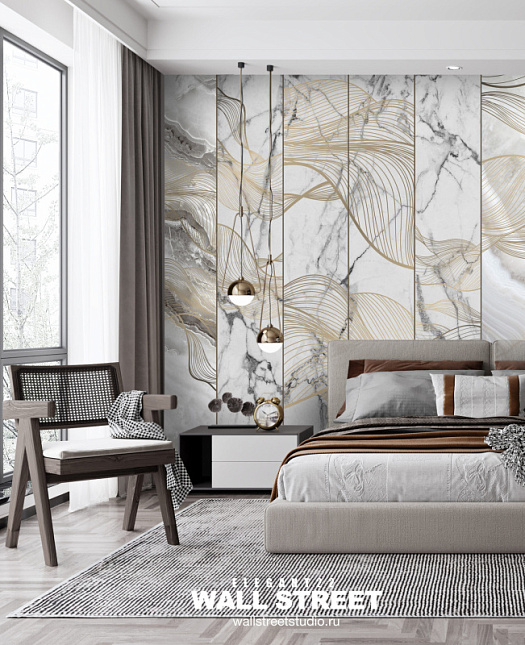 Неокамень в интерьере артикул Marble 25370, Неокамень, Wall street Неокамень в интерьере артикул Marble 25370, Неокамень, Wall street