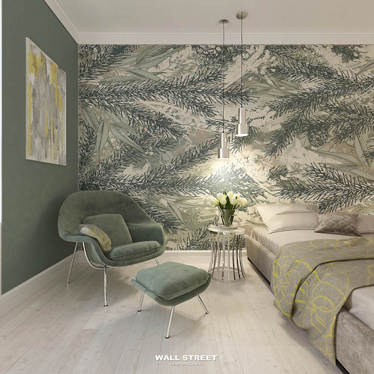 Фотообои в интерьере артикул Forest 7, FOREST, Wall street