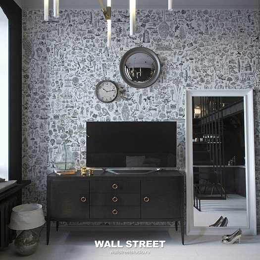Фотообои в интерьере артикул Postmodern 1, POSTMODERN, Wall street Фотообои в интерьере артикул Postmodern 1, POSTMODERN, Wall street